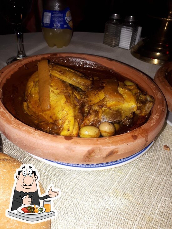 Menu at Dar Essalam restaurant, Marrakesh