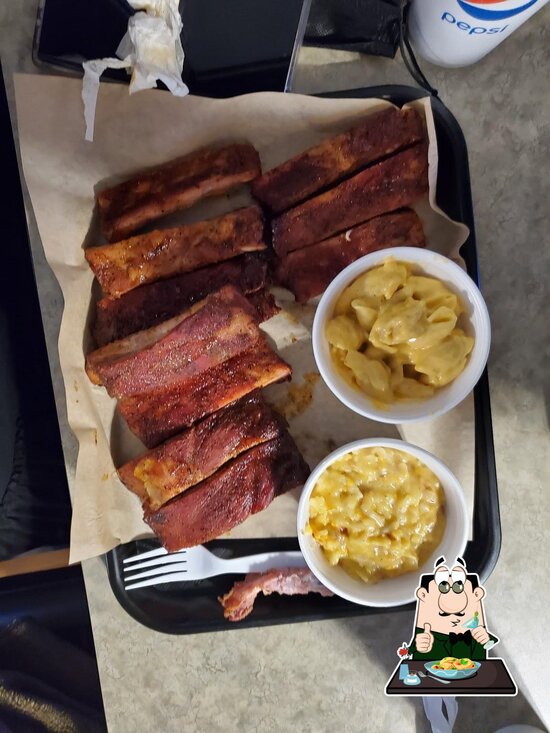 Carta de Belly Down BBQ, Knob Noster