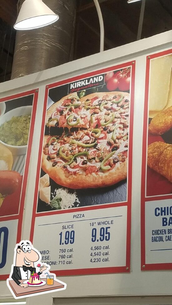 Menu at Costco Bakery, Palm Desert