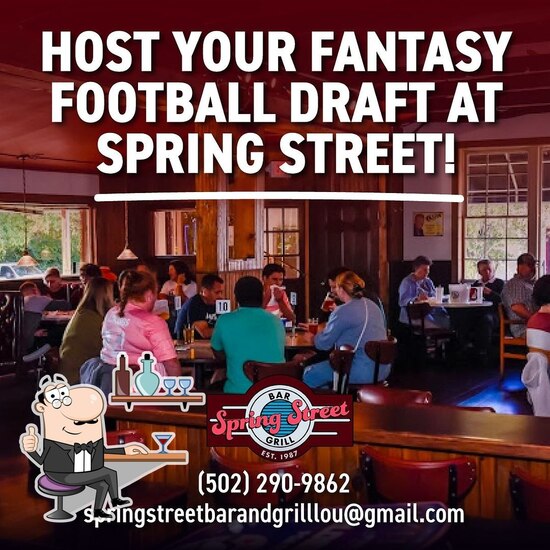 Spring Street Bar & Grill, Louisville - Restaurant menu, prices and reviews