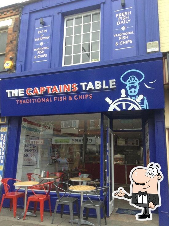 Menu at The Captains Table Traditional Fish and Chips Skegness