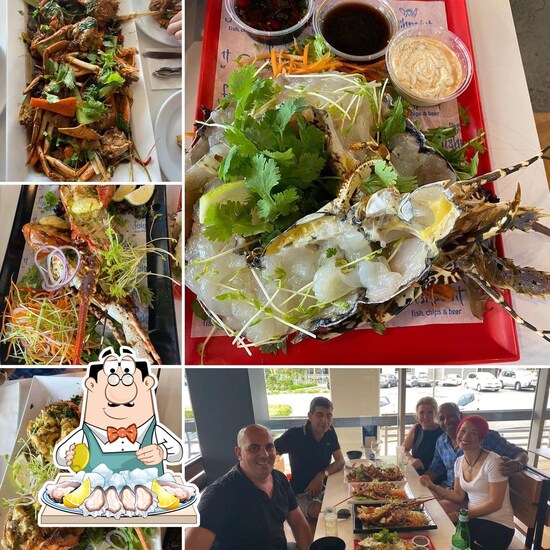 Menu at Australian Live Seafood Products restaurant, Mentone