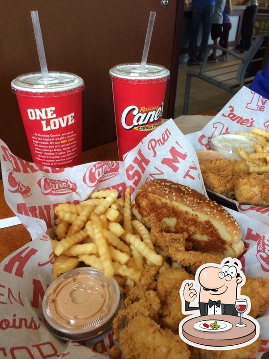 Menu at Raising Cane's Chicken Fingers fast food, Broussard, 117 St
