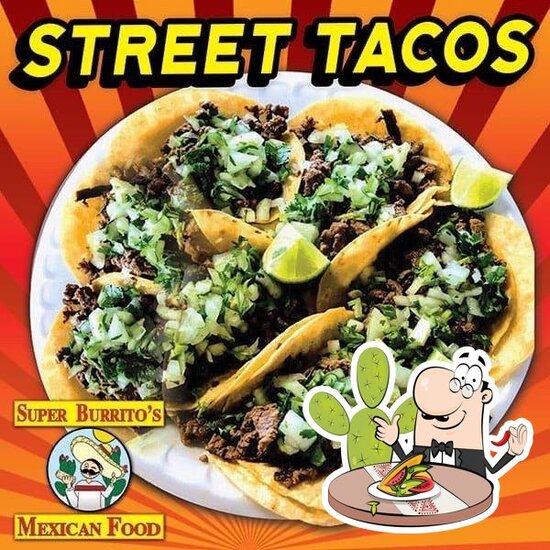 Carta del restaurante Super burrito’s Mexican food, Redding