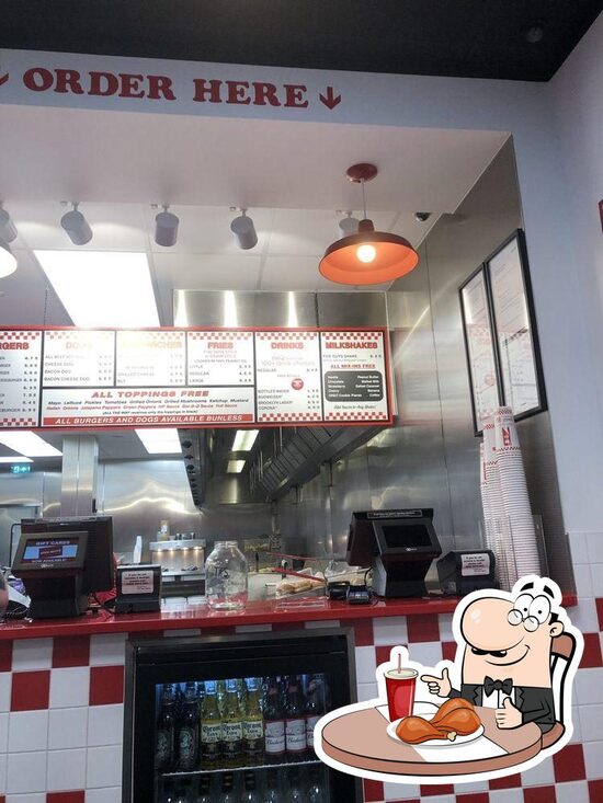 Carta de comida rápida Five Guys Liverpool Queen Square, Liverpool