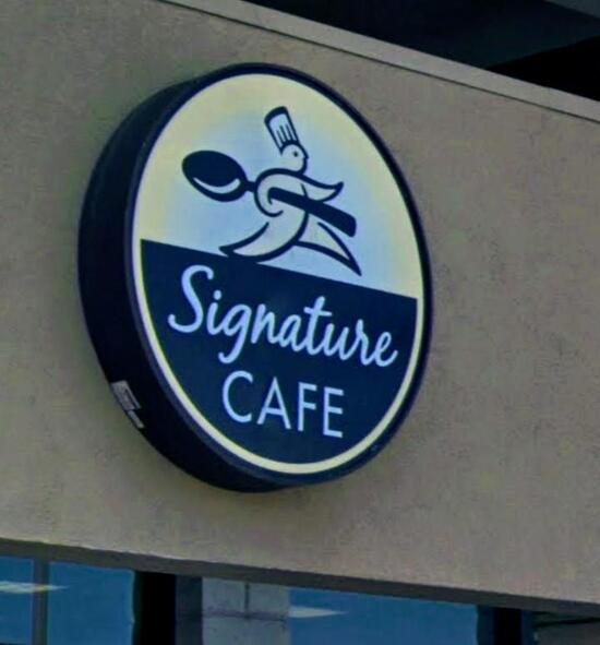 Menu at Signature Cafe, Carlsbad