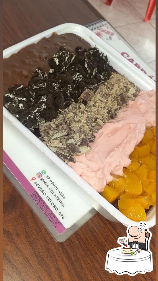 Menu em Gelateria Mix restaurante, Piumhi