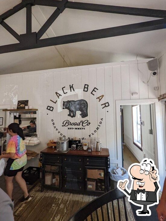 Menu at Black Bear Bread Co. cafe, Seaside