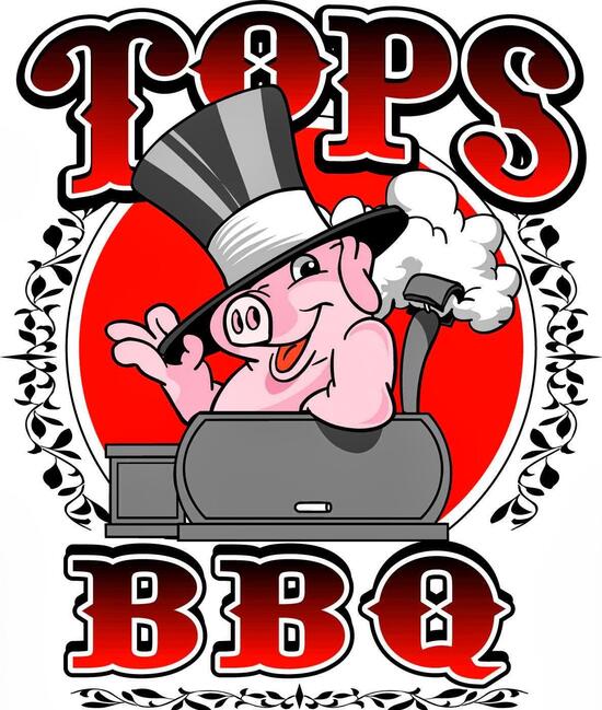 Menu at TOPS BBQ, Fresno