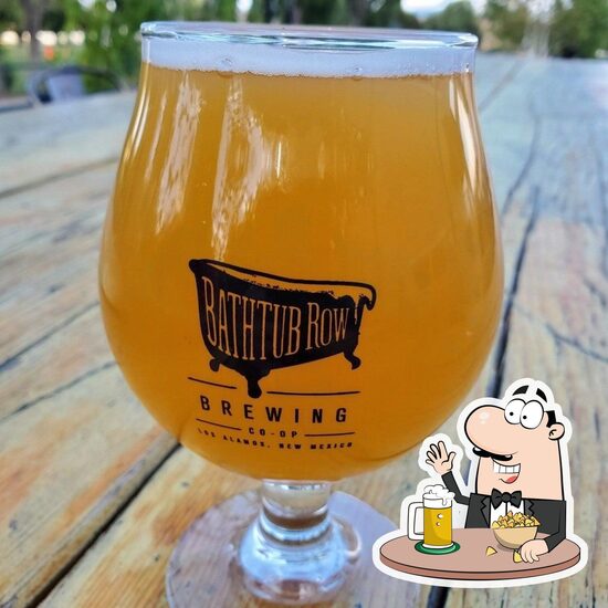 Bathtub Row Brewing in Los Alamos Restaurant menu and reviews