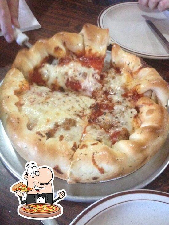 Menu at Slice of Chicago pizzeria, Sparta