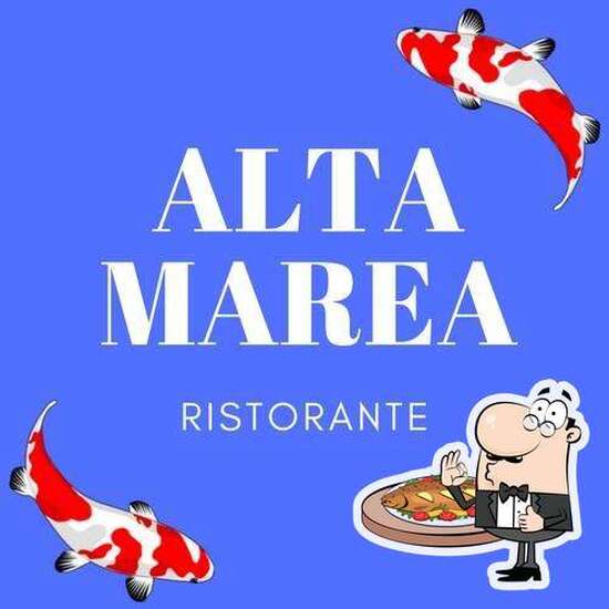 Menu at Altamarea restaurant, Cesena
