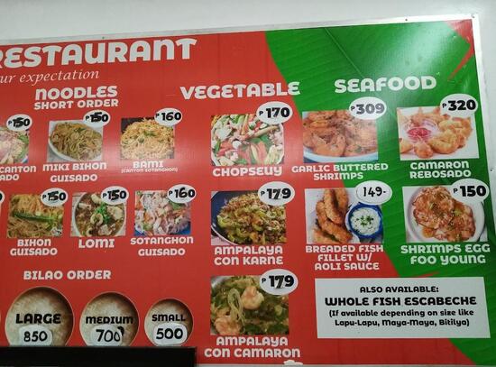 Menu at Chefland Loop Restaurant (New), Dasmariñas