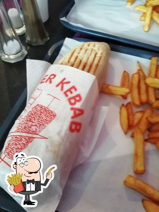 Menu at Sultan Kebab restaurant, Limoges