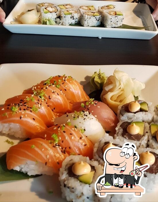 Menu at Nippon Sushi restaurant, Drammen
