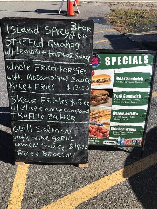 Carta del restaurante Taste of Island, East Providence, RI114