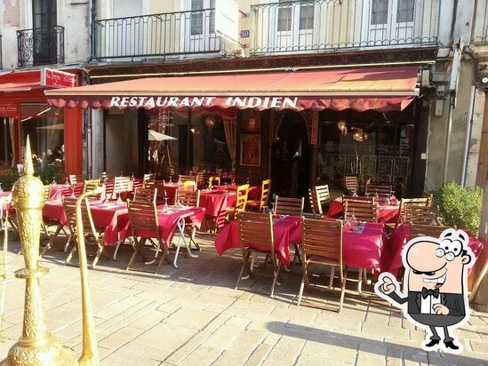 Menu at Le Shalimar restaurant, Chalon-sur-Saône
