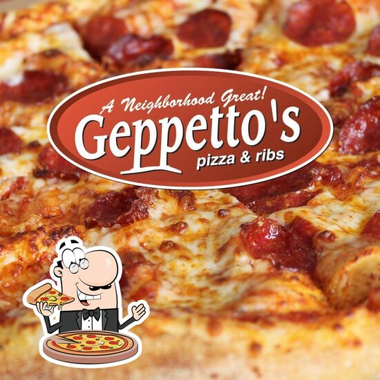 Menu at Geppetto's Pizza & Ribs restaurant, Medina