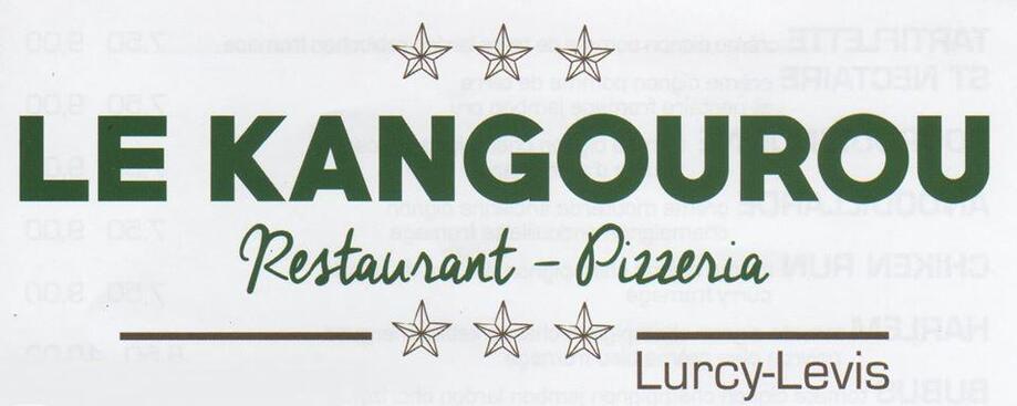 Menu at le kangourou pizzeria Lurcy Lévis