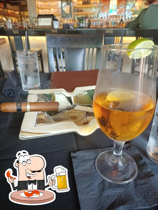Menu at BLEND Bar with Davidoff Cigars, The Woodlands