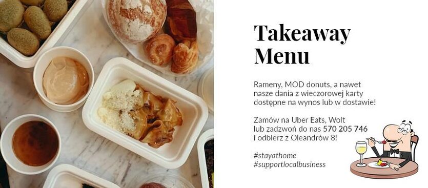 Menu of MOD, Warsaw - vegetarian restaurant reviews and ratings
