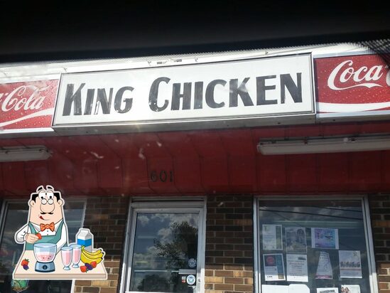 Menu at King Chicken Drive-In restaurant, Washington
