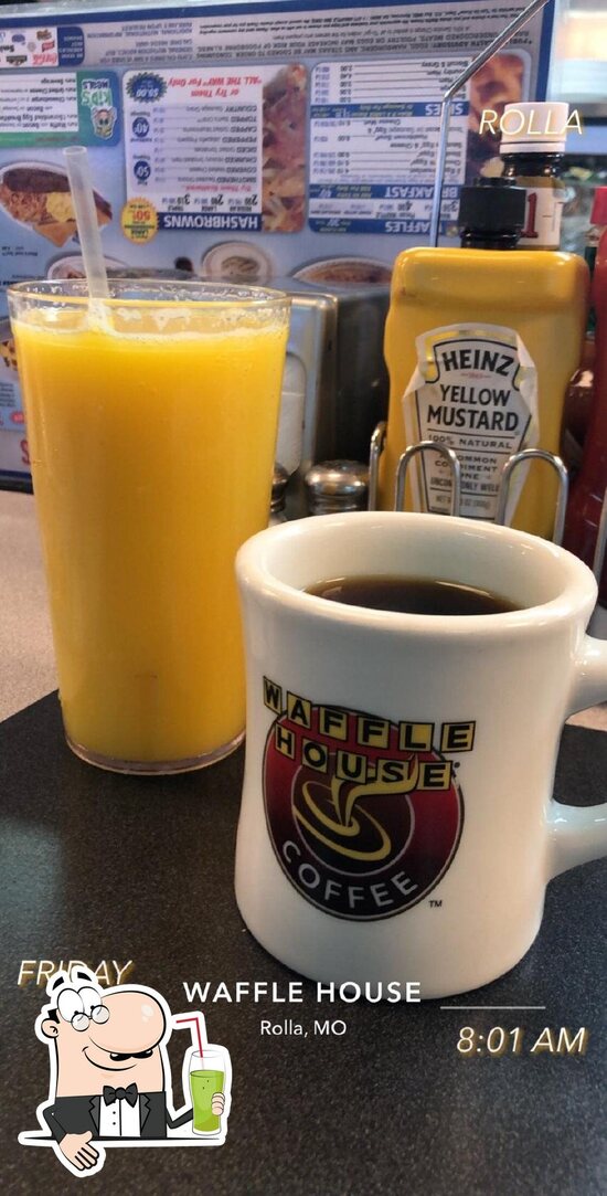 Menu at Waffle House restaurant, Rolla