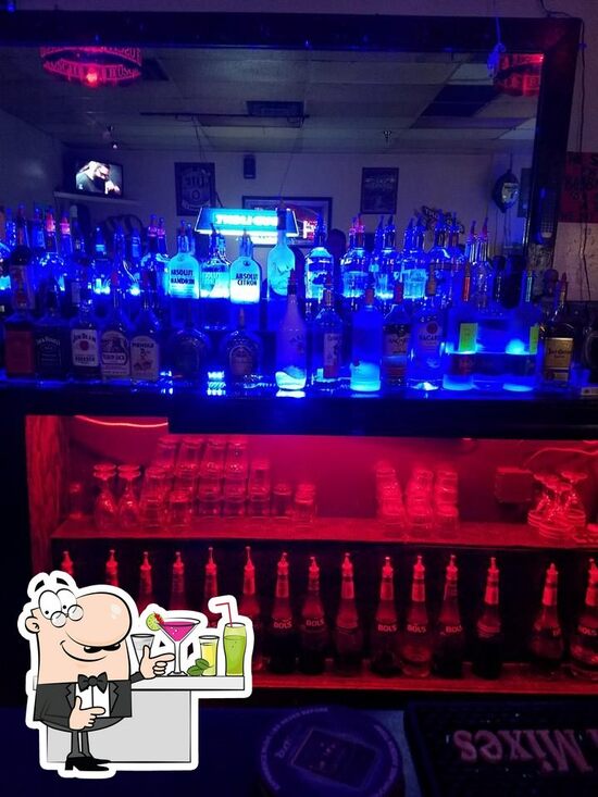 Menu at Billabong Bar, Sanford