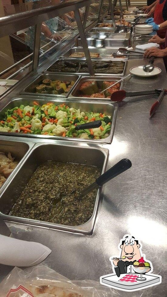 Menu at St. Raymond's Wednesday Lunch cafeteria, St. Louis