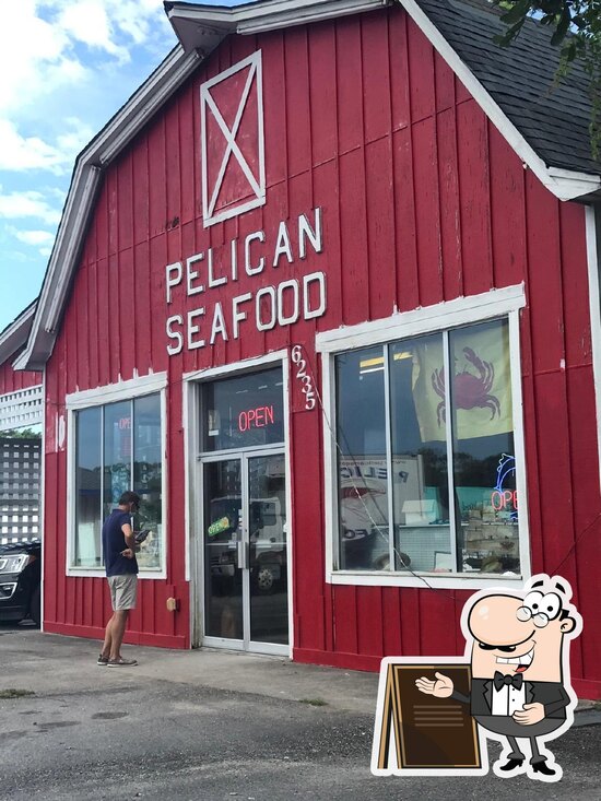 Menu at Pelican Seafood restaurant, Oak Island, E Oak Island Dr