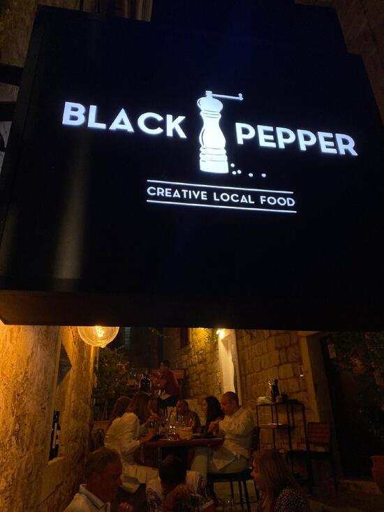Black Pepper restaurant, Hvar Restaurant menu and reviews