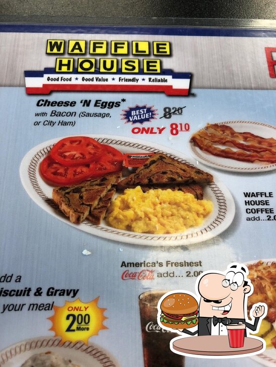 Menu at Waffle House restaurant, Fort Myers, 3810 Cleveland Ave