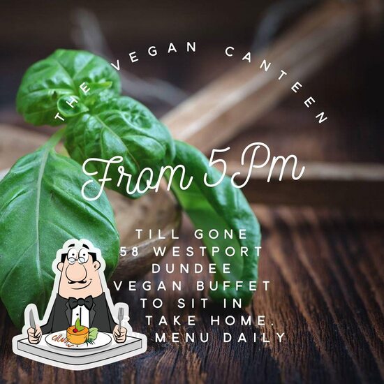 Menu at The Vegan Canteen restaurant, Dundee