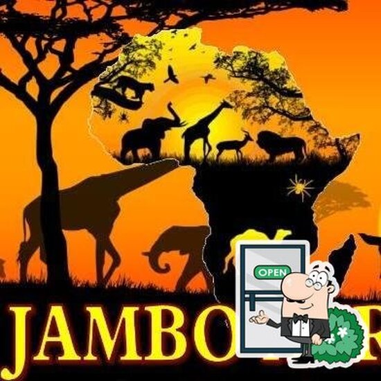 Menu at Jambo Africa restaurant, Brooklyn Center, Shingle Creek Pkwy