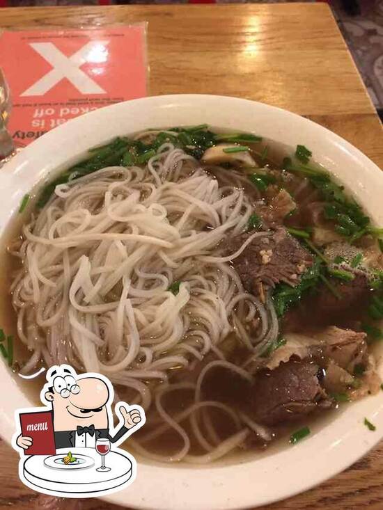 Menu at Pho Hoa Noodle Soup restaurant, Quezon City, M25H+2VW
