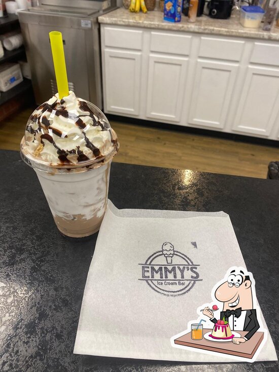 Menu at Emmy's Ice Cream Bar, Broussard