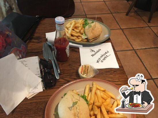 Menu at Nando's, Liverpool