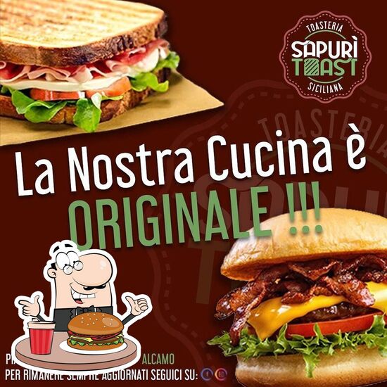 Menu at SapurìToast Toasteria e Hamburgeria Siciliana restaurant, Alcamo