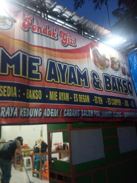 Carta Del Restaurante Baksoandmie Ayam Pondok Gizi Sumuragung