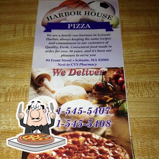 harbor house of pizza menu scituate