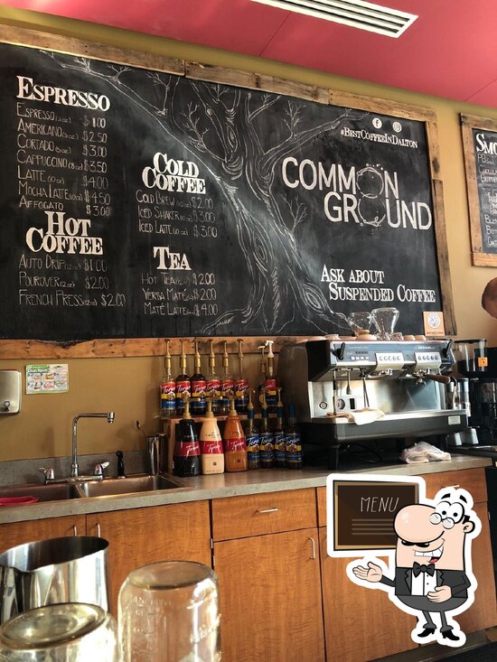 Common Ground Coffee Shop in Dalton Restaurant menu and reviews