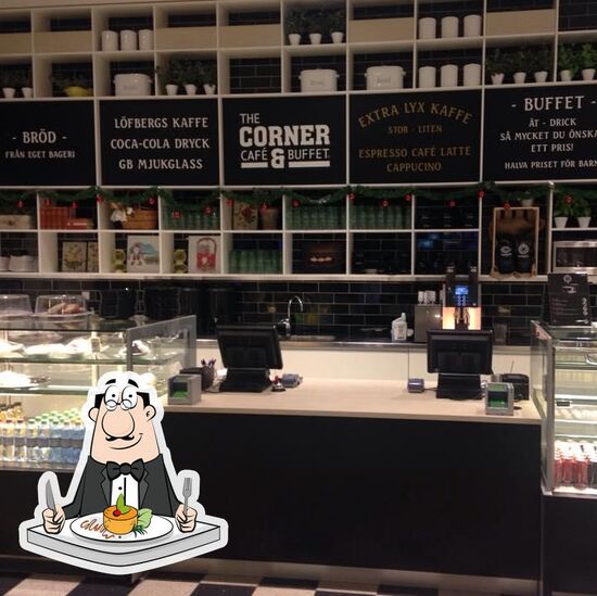 Menu at The Corner Café & Buffet restaurant, Charlottenberg