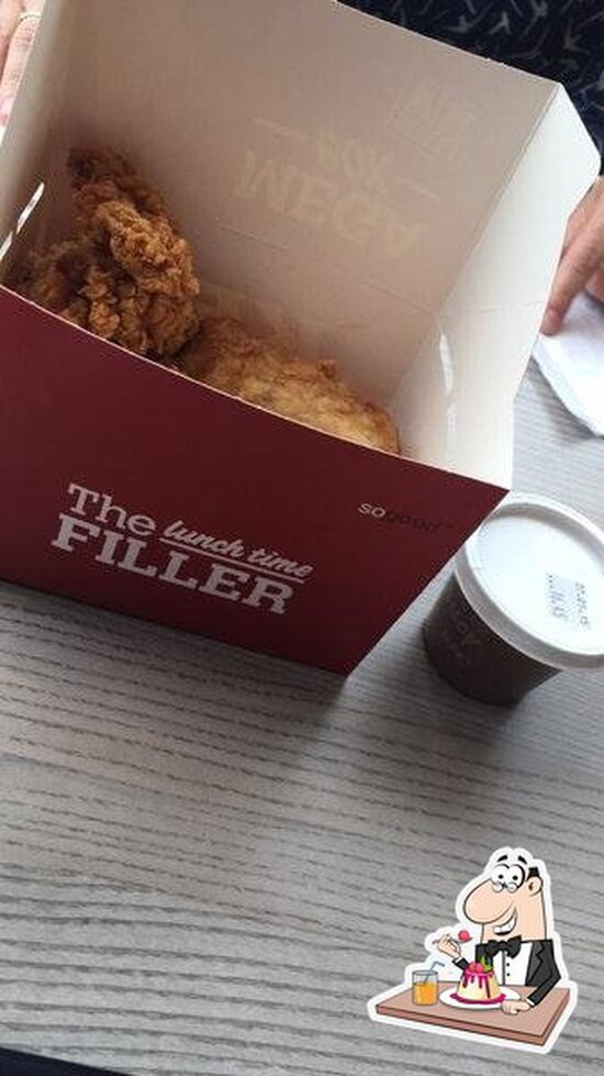 Menu at KFC restaurant, Shrewsbury, Battlefield Rd