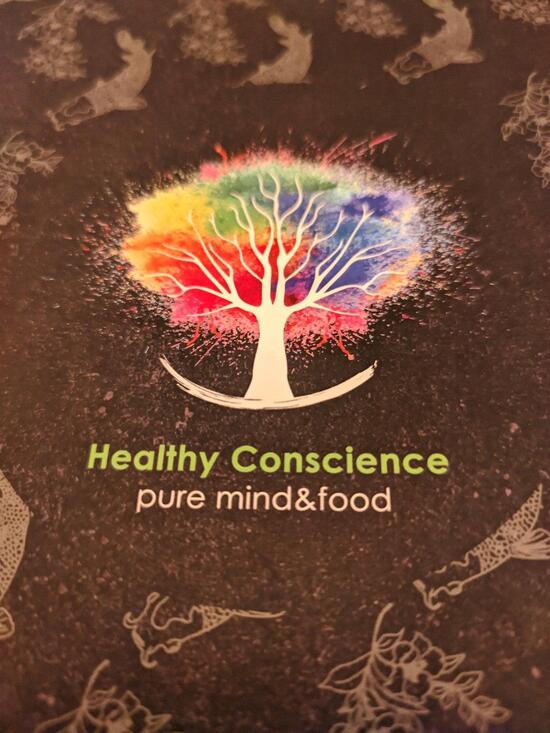 Menu at Vegan-restaurant Healthy Conscience, Saint Petersburg