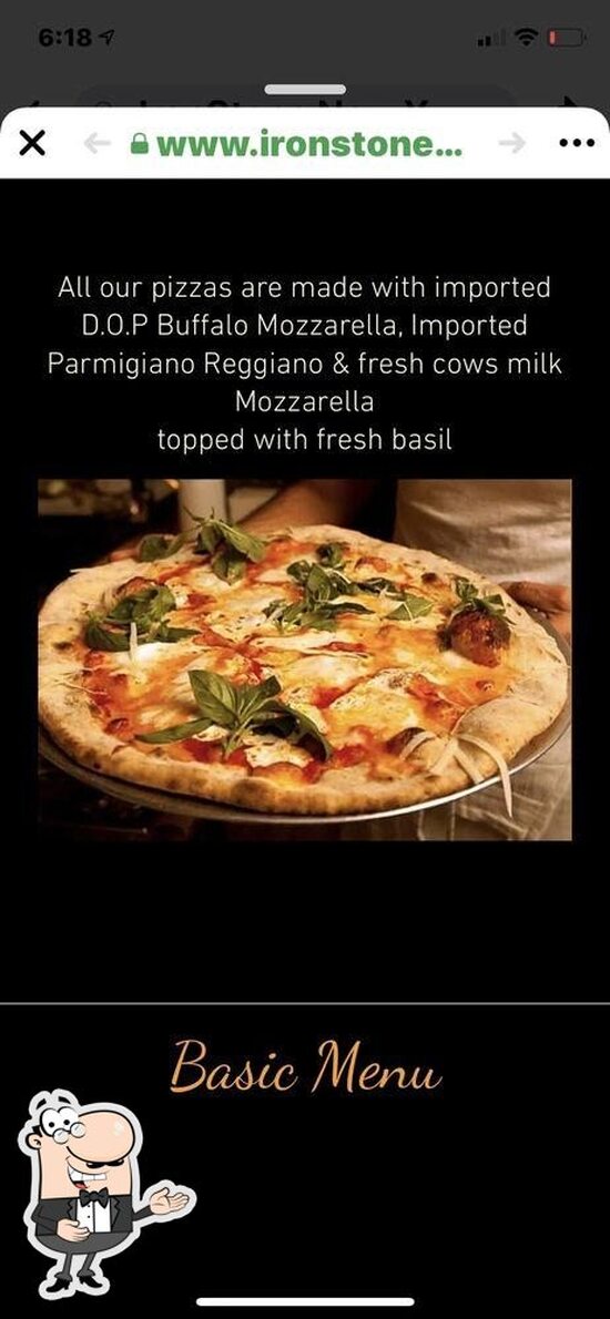 Menu at Ironstone Pizza pizzeria, Trussville, Patrick Wy