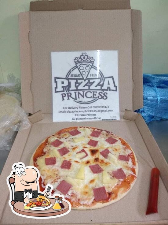 Menu at Pizza Princess restaurant, Pasay