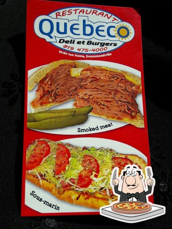 Menu au Québeco fast food, Drummondville