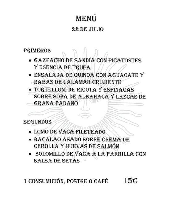 Parrilla Santa Madrid - Carta del restaurante y opiniones