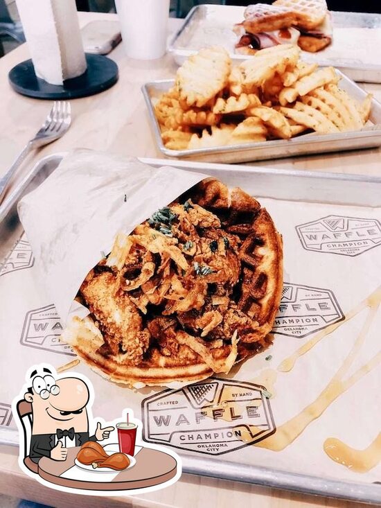 Menu at Waffle Champion restaurant, Oklahoma City, N Walker Ave 100