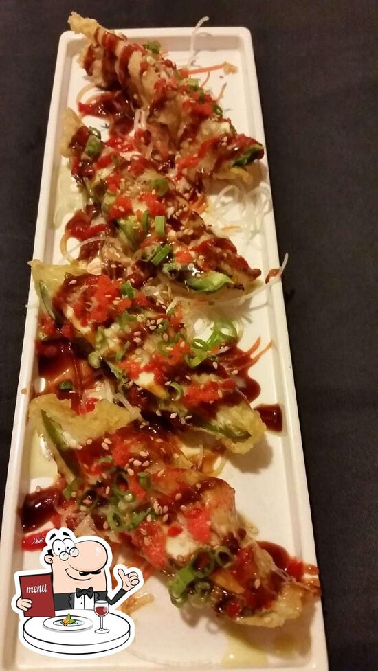 Menu at Sake restaurant, Kerrville